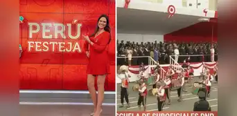 Lorena Álvarez se emociona y canta 'Valicha' en quechua durante desfile por Fiestas Patrias