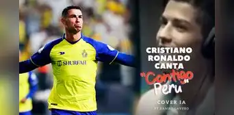 Cristiano Ronaldo cantó 'Contigo Perú' a todo pulmón gracias a la IA por Fiestas Patrias