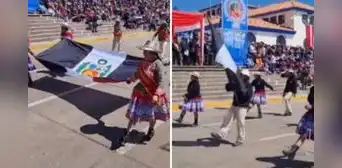 Ciudadanos desfilaron con banderas negras por Fiestas Patrias en Cusco: “Es la tristeza de nuestro país” Ciudadanos desfilaron con banderas negras por Fiestas Patrias en Cusco: “Es la tristeza de nuestro país”