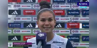 Adriana Lúcar y su pedido a la directiva de Alianza: "La gente quiere que juguemos en Matute" Adriana Lúcar y su pedido a la directiva de Alianza: "La gente quiere que juguemos en Matute"