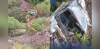 ¡Viaje fatal! Auto cayó a abismo y dejó 5 fallecidos en Ayacucho ¡Viaje fatal! Auto cayó a abismo y dejó 5 fallecidos en Ayacucho