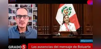 Gómez Fernandini sobre mensaje de Dina Boluarte: "No mencionó nada del adelanto de elecciones"