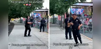 “Se rindió ante la salsa”: policía de EE. UU. no resistió y se puso a bailar en parada peruana “Se rindió ante la salsa”: policía de EE. UU. no resistió y se puso a bailar en parada peruana