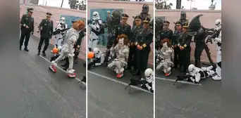 Policías se toman fotos con populares ‘villanos’ de película y usuarios reaccionan: “Son como niños” Policías se toman fotos con populares ‘villanos’ de película y usuarios reaccionan: “Son como niños”