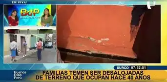 Surco: vecinos son amenazados de desalojo de terrenos que ocupan hace 40 años Surco: vecinos son amenazados de desalojo de terrenos que ocupan hace 40 años
