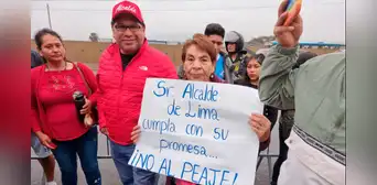 Alcalde de Puente Piedra sobre anuncio de López Aliaga de suspender peajes: "Es politiquería" Alcalde de Puente Piedra sobre anuncio de López Aliaga de suspender peajes: "Es politiquería"
