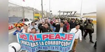 Lima norte: inician protestas contra peajes y el alcalde de Lima, Rafael López Aliaga, sigue en silencio