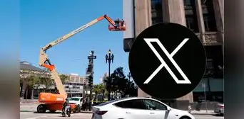 Otro error de Elon Musk: retiran letrero gigante 'X' de sede Twitter por riesgos de seguridad Otro error de Elon Musk: retiran letrero gigante 'X' de sede Twitter por riesgos de seguridad