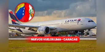 Vuelos de Lima-Caracas: revisa precios, fechas y horarios de vuelo de LATAM