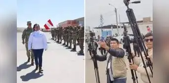 Periodistas denuncian maltrato del equipo de prensa del Gobierno en visita de Boluarte a Arequipa Periodistas denuncian maltrato del equipo de prensa del Gobierno en visita de Boluarte a Arequipa