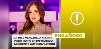 Miss Venezuela no murió, sino la modelo Ariana Viera Miss Venezuela no murió, sino la modelo Ariana Viera