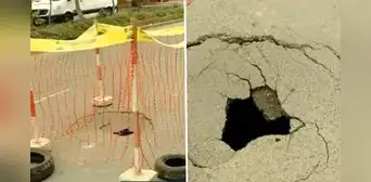 SJM: vecinos denuncian caos vehicular por enorme forado en transitada avenida