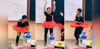 Joven se pone curiosa prenda para la presentación de su curso: “Cuando estudias Educación Inicial” Joven se pone curiosa prenda para la presentación de su curso: “Cuando estudias Educación Inicial”