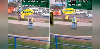 Heladero de D’Onofrio deja de lado su carretilla para ‘hacer ejercicios’: ¿se prepara para el verano? Heladero de D’Onofrio deja de lado su carretilla para ‘hacer ejercicios’: ¿se prepara para el verano?