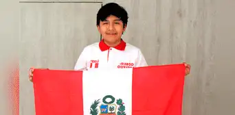 ¡De Perú a Rusia! Escolar de 14 años gana medalla de oro en Mundial de Geometría ¡De Perú a Rusia! Escolar de 14 años gana medalla de oro en Mundial de Geometría
