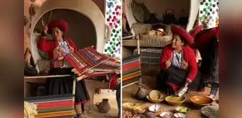 Artesanas cusqueñas impresionan a turistas exponiendo en 3 idiomas: “Habla inglés mejor que yo”