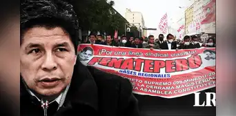 Anulan inscripción del Fenate Perú, sindicato del expresidente Pedro Castillo