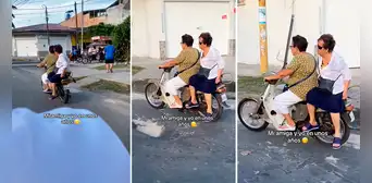 Adultas mayores salen a pasear en moto por calles de Iquitos: “Mi amiga y yo en unos años” Adultas mayores salen a pasear en moto por calles de Iquitos: “Mi amiga y yo en unos años”
