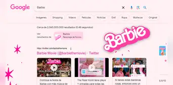 ¿Cómo activar el 'modo Barbie' de Google para que el buscador luzca totalmente rosado?