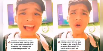 Joven sorprender al locutar igual que 'urraco' de los ampays de Magaly: "Que lo contraten"