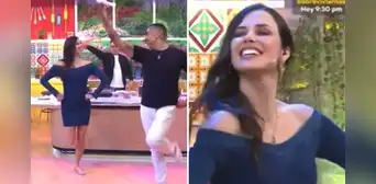 Maju Mantilla es aplaudida por bailar marinera tras ampay de su esposo: “Con la cabeza en alto"