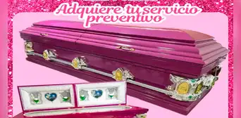 Funeraria se une al boom de Barbie y vende ataúdes de color rosa