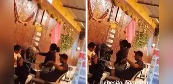 Mujer agrede a su pareja con un botellazo frente a sus amigos en pleno bar de Piura