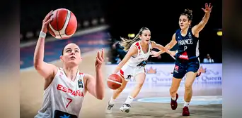 ¡Duro golpe! Francia le propinó una paliza a España y lo eliminó del Europeo Sub-20 de Baloncesto