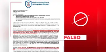 Federación Deportiva Universitaria del Perú no reclamó el título del 29' de Universitario