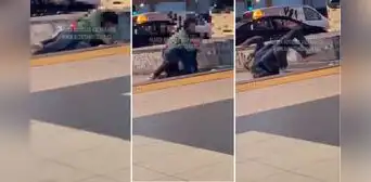 Delincuente intenta robar a joven sin saber que es experto en artes marciales y acaba sometido Delincuente intenta robar a joven sin saber que es experto en artes marciales y acaba sometido
