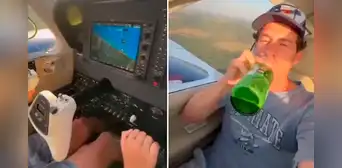 Hombre murió junto con su hijo de 12 años tras dejarlo pilotear su avioneta mientras bebía cerveza