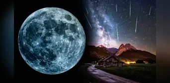 ¿Cuándo y cómo ver la superluna azul y la lluvia de estrellas Perseidas?: los eventos astronómicos de agosto 2023