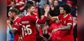 Con golazo de Luis Díaz, Liverpool venció 3-1 a Darmsdt en amistoso internacional de pretemporada Con golazo de Luis Díaz, Liverpool venció 3-1 a Darmsdt en amistoso internacional de pretemporada