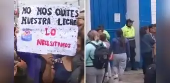 "De mala calidad": madres denuncian cambio de productos en vaso de leche de SJL