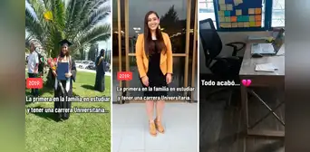 Fue la primera en graduarse en su familia, pero las cosas no salieron como imaginaba: "Todo acabó"