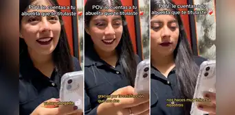Joven peruana se titula como abogada y su abuelita le dedica tierno mensaje: “Este logro es nuestro” Joven peruana se titula como abogada y su abuelita le dedica tierno mensaje: “Este logro es nuestro”