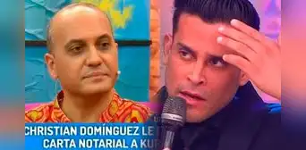 'Metiche' recibe EN VIVO carta notarial de Christian Domínguez: "Tiene 24 horas o habrá denuncia" 'Metiche' recibe EN VIVO carta notarial de Christian Domínguez: "Tiene 24 horas o habrá denuncia"