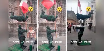 ¡Gran talento peruano!: artistas callejeros sorprenden en Jirón de la Unión al vestir como militares ¡Gran talento peruano!: artistas callejeros sorprenden en Jirón de la Unión al vestir como militares
