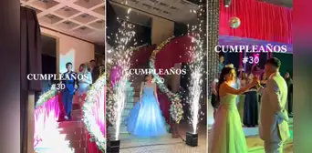 ¡Qué tal fiestón! Joven cumplió 30 años y sorprendió con fiesta al estilo de un quinceañero en Juliaca