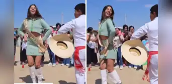 Luciana Fuster llegó a Piura y sorprendió al bailar marinera con un niño: "Hermosa reina" Luciana Fuster llegó a Piura y sorprendió al bailar marinera con un niño: "Hermosa reina"