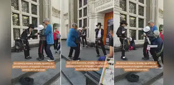 Imitador de Michael Jackson bailó para menor con discapacidad en Arequipa: "Hermoso gesto" Imitador de Michael Jackson bailó para menor con discapacidad en Arequipa: "Hermoso gesto"