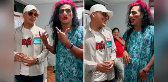 Chechito, el 'Bad Bunny de la chicha', tuvo divertido encuentro con Pepino y cantaron juntos Chechito, el 'Bad Bunny de la chicha', tuvo divertido encuentro con Pepino y cantaron juntos