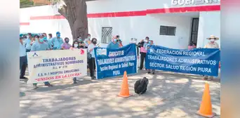 Trabajadores del sector Salud superan los 40 días de protestas Trabajadores del sector Salud superan los 40 días de protestas