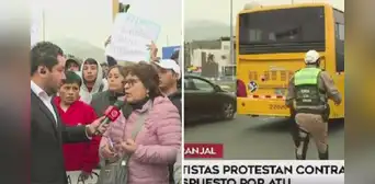 Comas: transportistas protestan en alrededores de estación Naranjal tras cambio de rutas de ATU Comas: transportistas protestan en alrededores de estación Naranjal tras cambio de rutas de ATU
