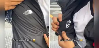 Joven se vuelve viral por usar casaca ‘doblemente original’: “Colaboración épica de Nike y The North Face” Joven se vuelve viral por usar casaca ‘doblemente original’: “Colaboración épica de Nike y The North Face”