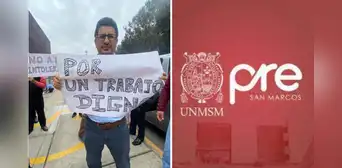 UNMSM: docentes de la Cepre San Marcos realizan plantón tras exigencia de maestría para enseñar
