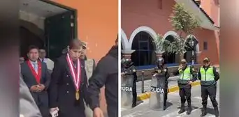 Patricia Benavides llegó a Ayacucho, pero su visita provocó el rechazo de los ciudadanos