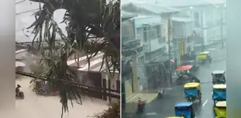 Loreto: decenas de viviendas inundadas tras fuertes lluvias en Iquitos Loreto: decenas de viviendas inundadas tras fuertes lluvias en Iquitos