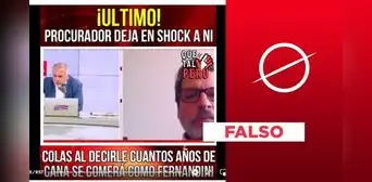 Exprocurador no estimó en entrevista los años de cárcel para Nicolás Lúcar