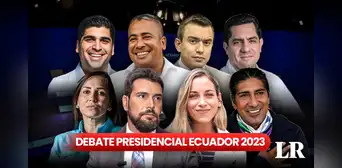 Elecciones Ecuador 2023: ¿a qué hora será el debate electoral y qué candidatos asistirán?